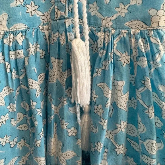 Sur La Vague Mini Dress Floral Boho Beach Cover Up Resort Petite O/S - Picture 4 of 6